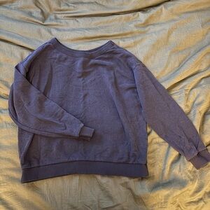 Jungmaven Women's Blue Crew Neck Sweater